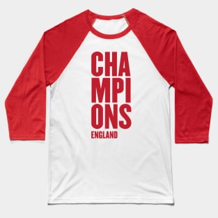 England Six Nations Rugby Union Champions Baseball T-Shirt